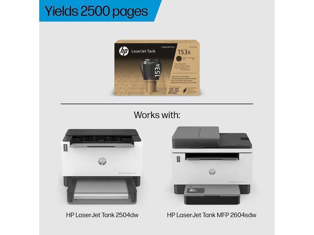 HP 153A Black Original LaserJet Tank Toner Reload Kit, ~2,500 pages, W1530A