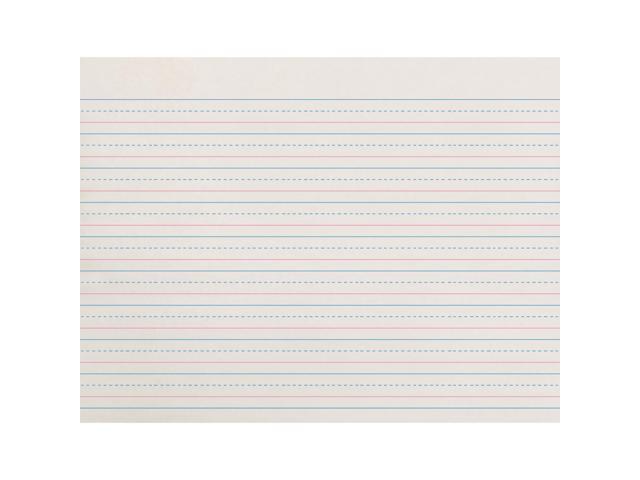 Pacon ZP2612 Ruled Handwriting Paper 500 Sheet - 30 lb Basis Weight - Ruled - 8' x 10.50' - 500 / Pack - White Paper