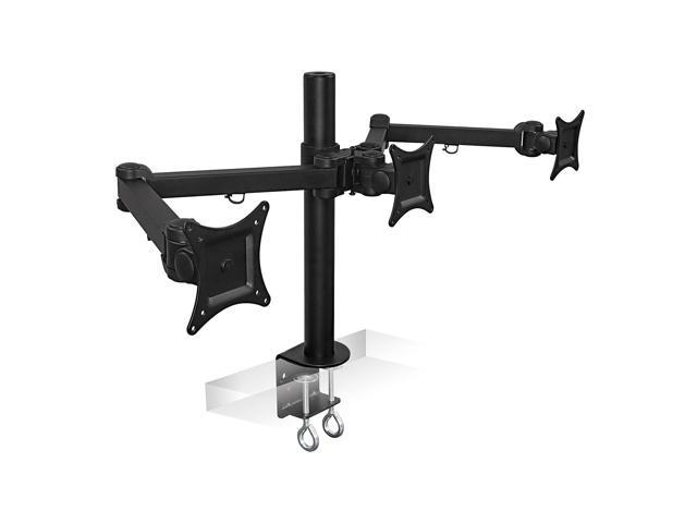 Mount-It! Triple Monitor Desk Mount Fits 24 -32 Monitors Full Motion Stand Ergonomic - image 10