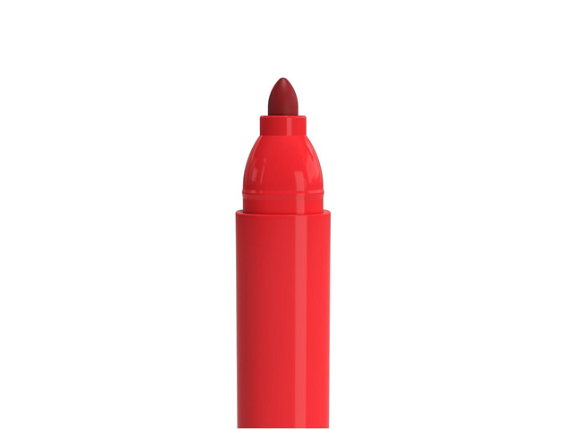 TRU RED Pen Permanent Markers Fine Tip Red Dozen TR54539