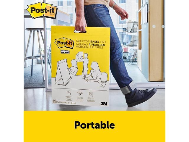 Post-it Super Sticky Self Stick Table Top Pad 20' x 23' 20 Sheets/Pad 563
