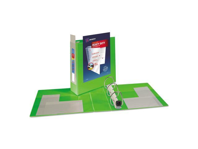 Avery Heavy-Duty View Binder w/Locking EZD Rings 3' Cap Chartreuse 79779