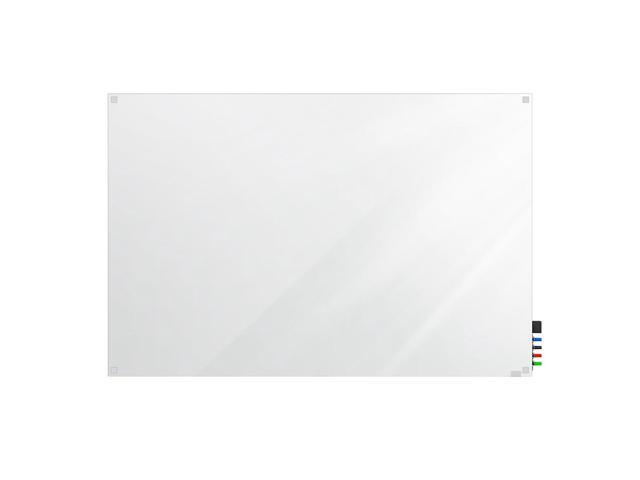 Ghent Harmony Magnetic Glass Whiteboard with Square Corners 2'H x 3'W White