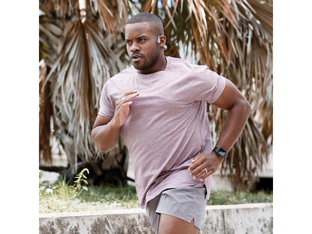 Shokz - OpenRun Wireless Bone Conduction Open-Ear Bluetooth Endurance Headphones - Gray - image 9