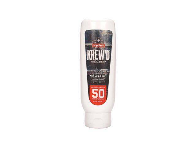Ergodyne KREW'D Sunscreen Lotion SPF 50 8 Oz. (16631)