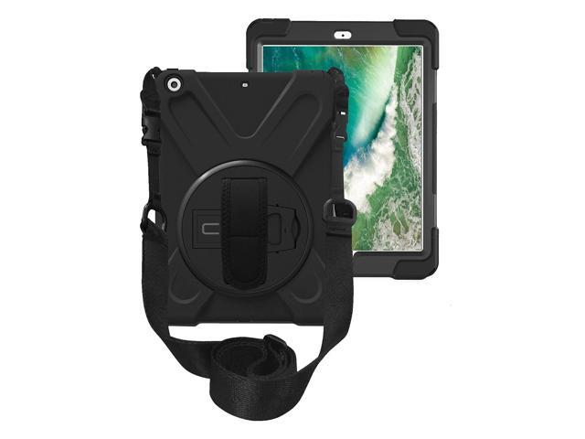 CODi Rugged Case for iPad 9.7" (5th & 6th Generation) with Kickstand and Hand/Shoulder Strap