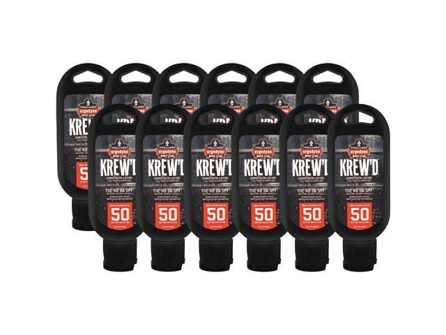Ergodyne 16632 Krewd 6352 SPF 50 Sunscreen Lotion - 1.5 oz Bottle - 12/Carton