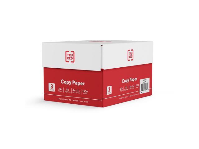 TRU RED 8.5 x 11 Printer Paper 20 lbs. 92 54052/TR56959