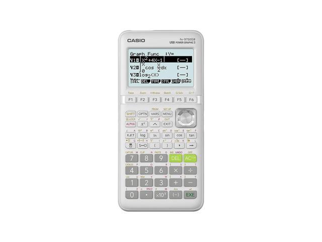Casio FX-9750GIII-WE Graphing Calculator White