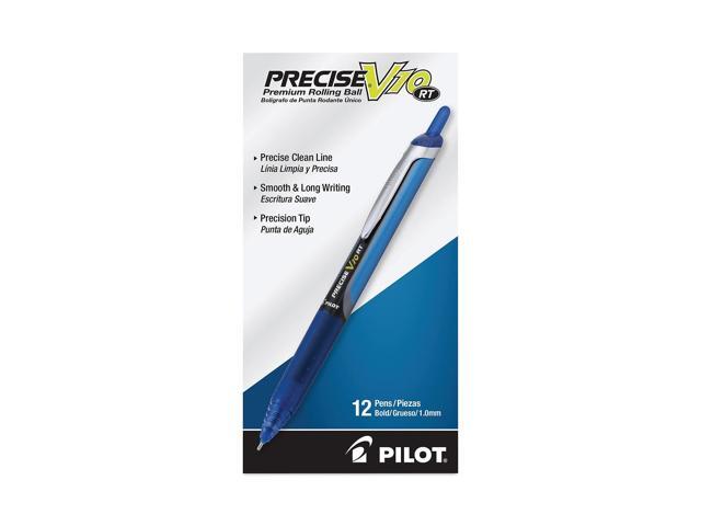 Pilot V10RT Retractable Roller Ball Pen Bold 1 mm Blue Ink/Barrel Stand 13453