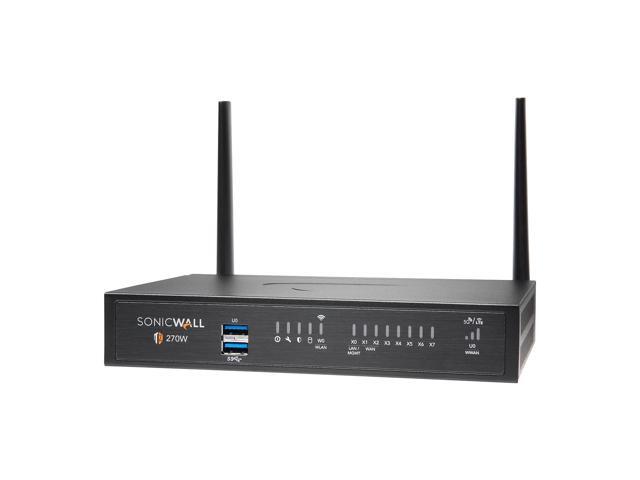 SonicWall TZ270W Firewall (Gen 7) w/ Secure Upgrade Plus (3-Year Advanced Protection Security Suite) and 1 Year CSE (3 & Free program) 03-SSC-3002