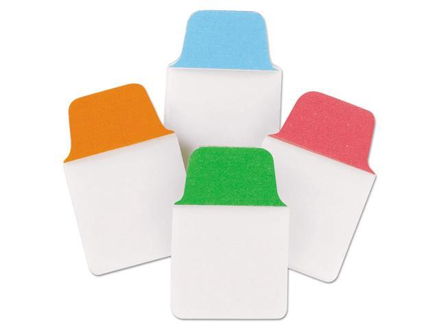 Avery Mini Ultra Tabs, 1 x 1.5, 2-Side Writable, Red/Blue/Orange, 80 Repositionable Tabs (74763)