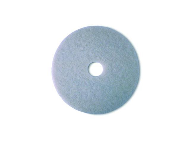 3M Super Polish Floor Pads 4100 27' Diameter White 5/Carton 20313