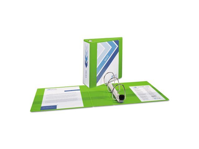 Avery Heavy-Duty View Binder w/Locking EZD Rings 4' Cap Chartreuse 79812