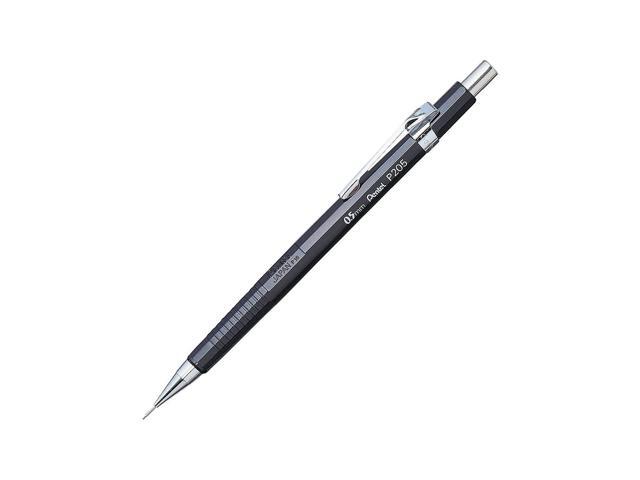 Pentel Pencil,Mech,.5mm,Bk P205A