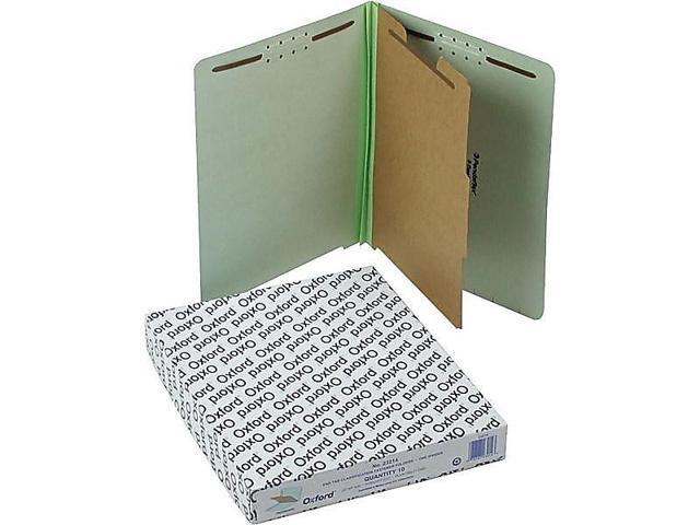 Pendaflex Pressboard End Tab Classification Folders Letter 1 Divider/4-Section