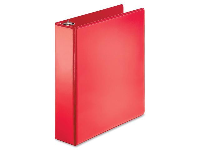 Business Source View Binder Round Ring 2' Red 09968