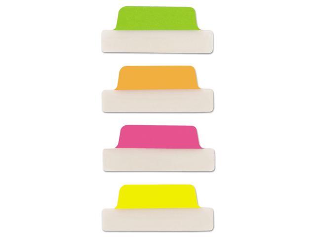 Avery Ultra Tabs Repositionable Tabs 2.5 x 1 Neon:Green Orange Pink Yellow 24/Pk