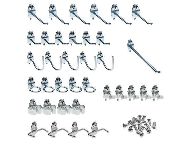 Durahook Pegboard Hook Assortment Kit Silver Zinc Plated Steel Steel 76936