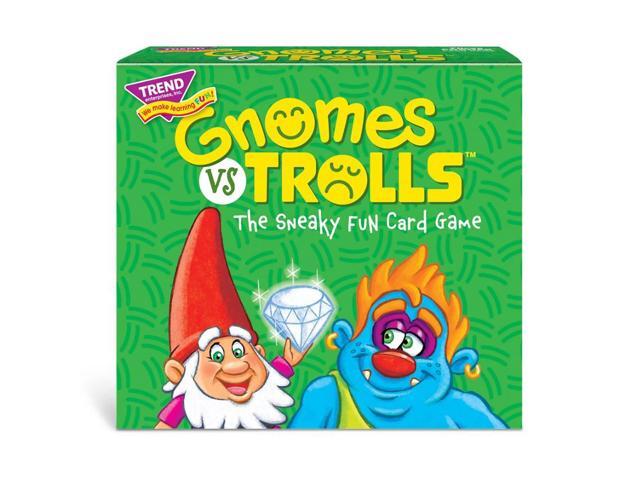 Trend Enterprises T-20003 Gnomes Vs Trolls Three Corner Card Game