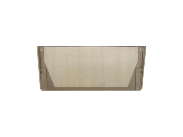 OIC 1-Pocket Plastic Wall File Smoke (21441)
