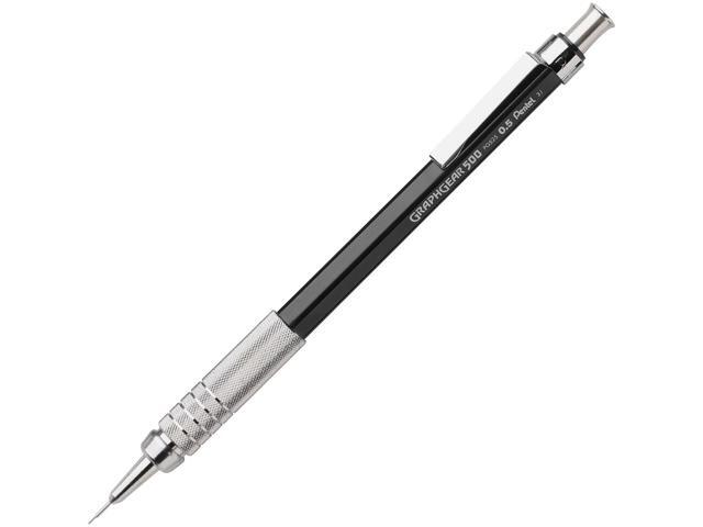 Pentel Graphgear 500 Pencils Refillable .5mm Black PG525A