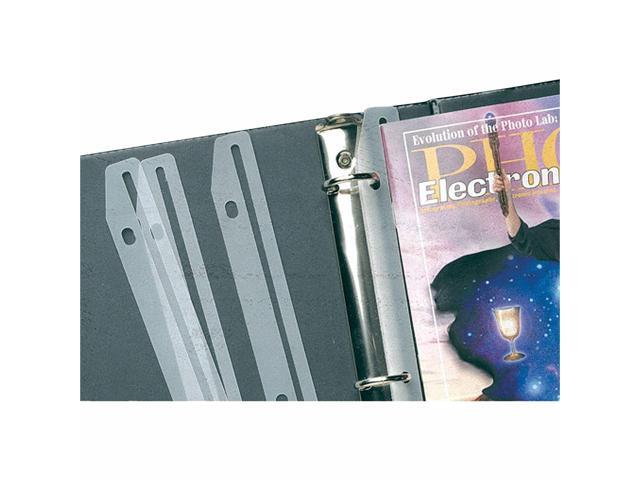 Baumgartens Catalog/Magazine Organizer Strips 3 Ring 11-5/8'L 12/PK CL JT9000