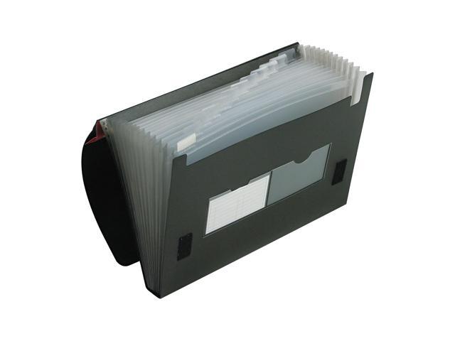 Pendaflex 13-Pocket File Poly Letter Black 82011