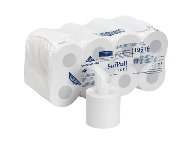 Georgia Pacific Professional SofPull Mini Centerpull Bath Tissue 5 1/4 x 8 2/5