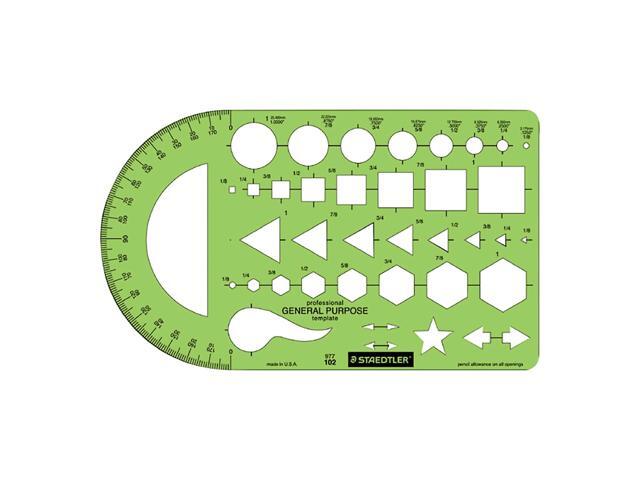 Staedtler Mars General Purpose Template 977