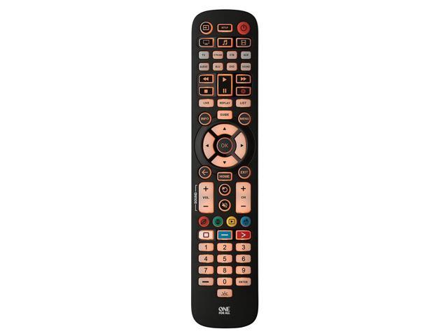 One For All Essential 8-Device Backlit Universal Remote (URC3680) UEBVURC3680