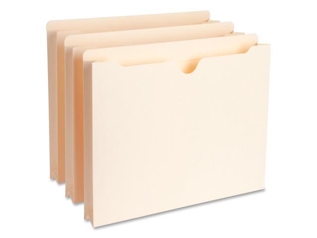 Business Source File Pockets Straight Tab 1-1/2' Exp. 300 Cap. Ltr 50/BX MLA 65798