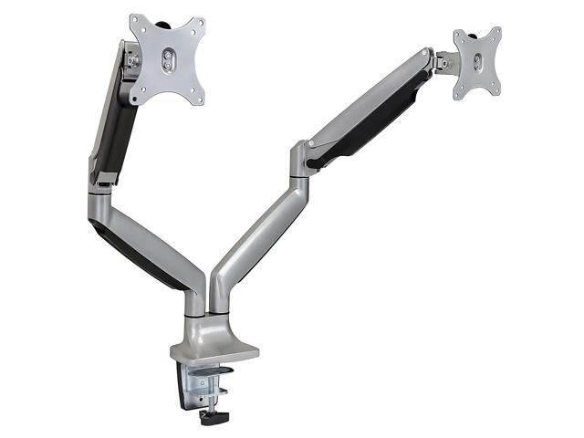 Mount-It! Monitor Arm Desk Mount Full Motion Articulating Height Adjustable Fits 21-32 Inch Screens