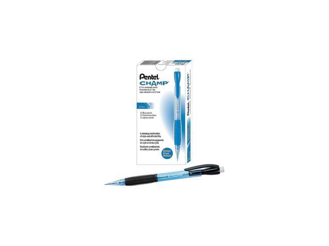 Pentel Champ Mechanical Pencil .7mm Blue Dozen AL17C