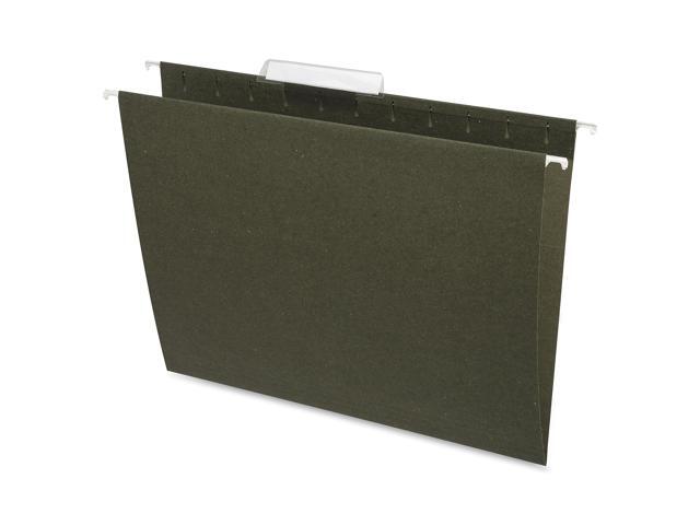 Business Source Hanging Folder 1/3 Tab Cut Letter 25/BX Standard Green 17532