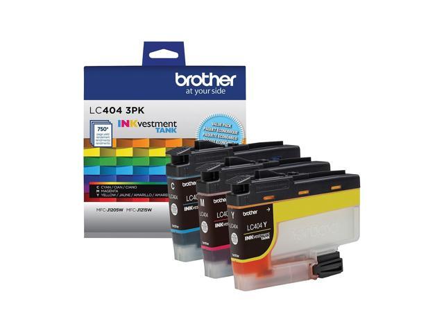 Brother Genuine LC404 INKvestment Tank Standard Yield Color Ink Cartridge Set (Cyan, Magenta, Yellow) - image 5