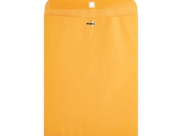 Business Source 36665 Heavy-Duty Clasp Envelope, Clasp - #97 (10' x 13') - 28 lb - Kraft - 100/Box, 1 Box