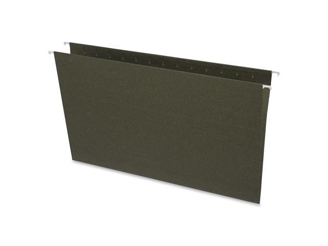 Business Source Hanging Folders w/o Tabs Legal 25/BX Green 26529