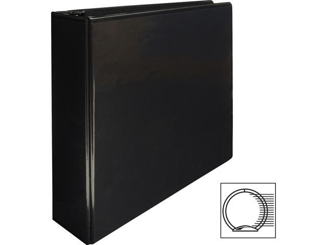 Business Source View Binder w/ 2 Inside Pockets 3' Capacity Black 09958
