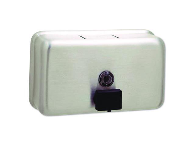 Bobrick ClassicSeries Surface-Mounted Liquid Soap Dispenser Horizontal 40 oz Metal 2112