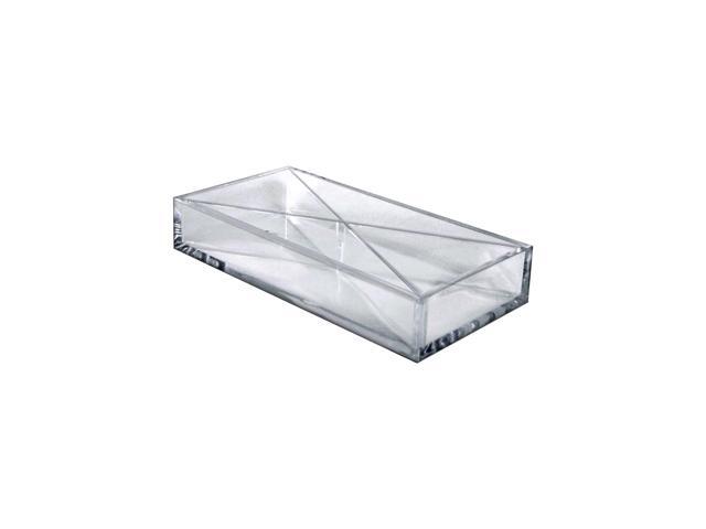 Azar 4-Compartment Plastic Storage Clear 2/Box (556353)