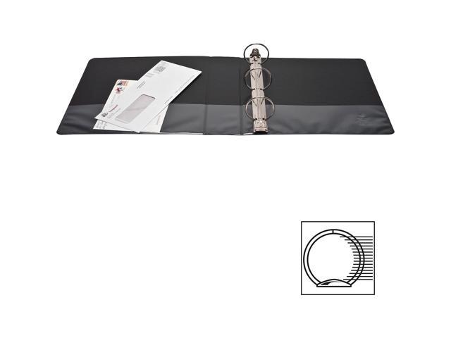 Business Source View Binder w/ 2 Inside Pockets 2' Capacity Black 09956
