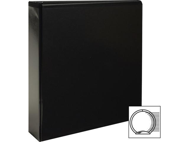 Business Source View Binder w/ 2 Inside Pockets 2' Capacity Black 09956