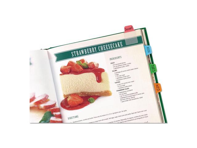 Avery Ultra Tabs Repositionable Tabs 1 x 1.5 Primary:Blue Green Orange Red 40/Pk
