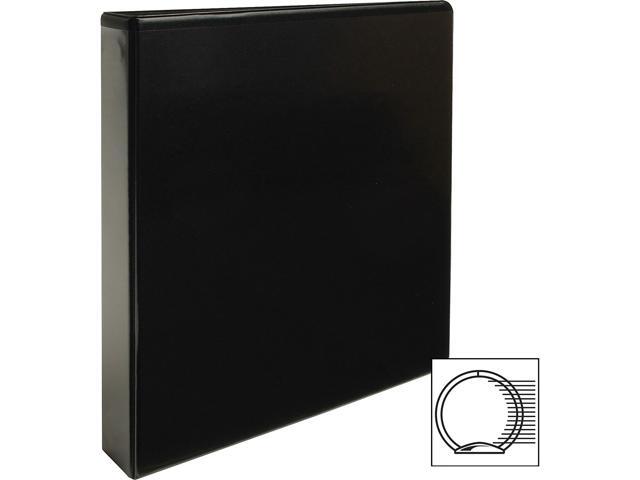 Business Source View Binder w/ 2 Inside Pockets 1-1/2' Capacity Black 09954