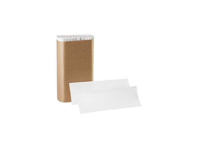 Envision Multifold Paper Towels 1-Ply 9 1/5 x 9 2/5 White 250/Pack 16 Packs