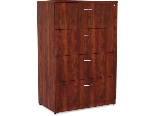 Lorell 4-Drawer Lateral File 35-1/2'x22'x54-3/4' Cherry 34387