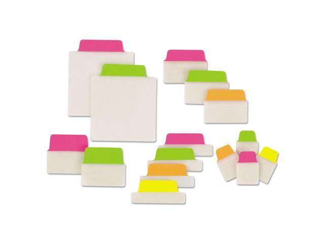 Avery Ultra Tabs Repositionable Tabs 2 x 1 1/2 Neon: Green Orange Pink 24/Pack