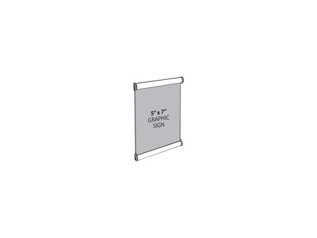 Azar 5' x 7' Vertical/Horizontal Door Sign Snap Frame 300195