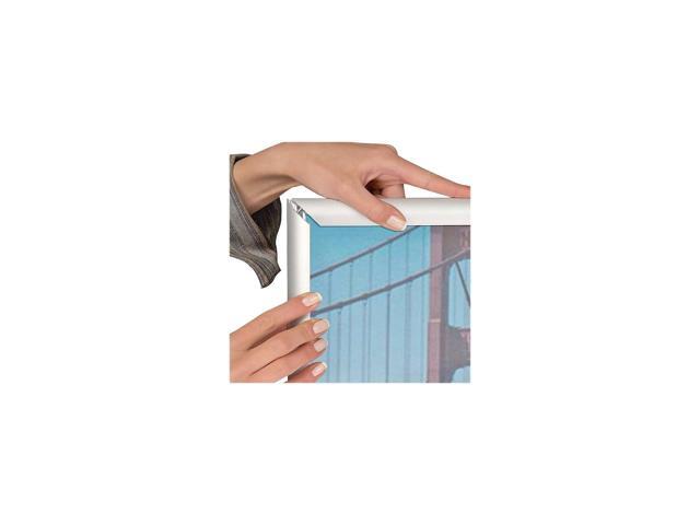 Azar Sign Holders 8.5' x 11' Silver Aluminum 10/Pack (300208-SLV)